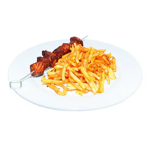 Ración de pincho moruno